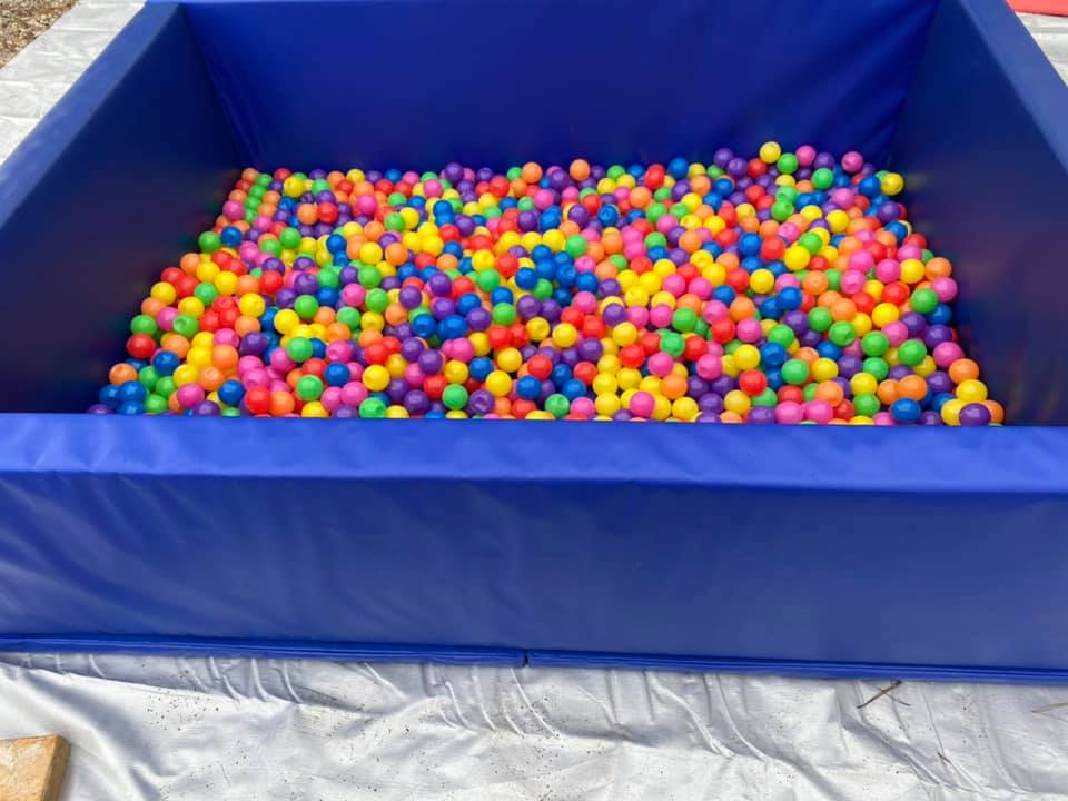 Soft jersey sales ball pit